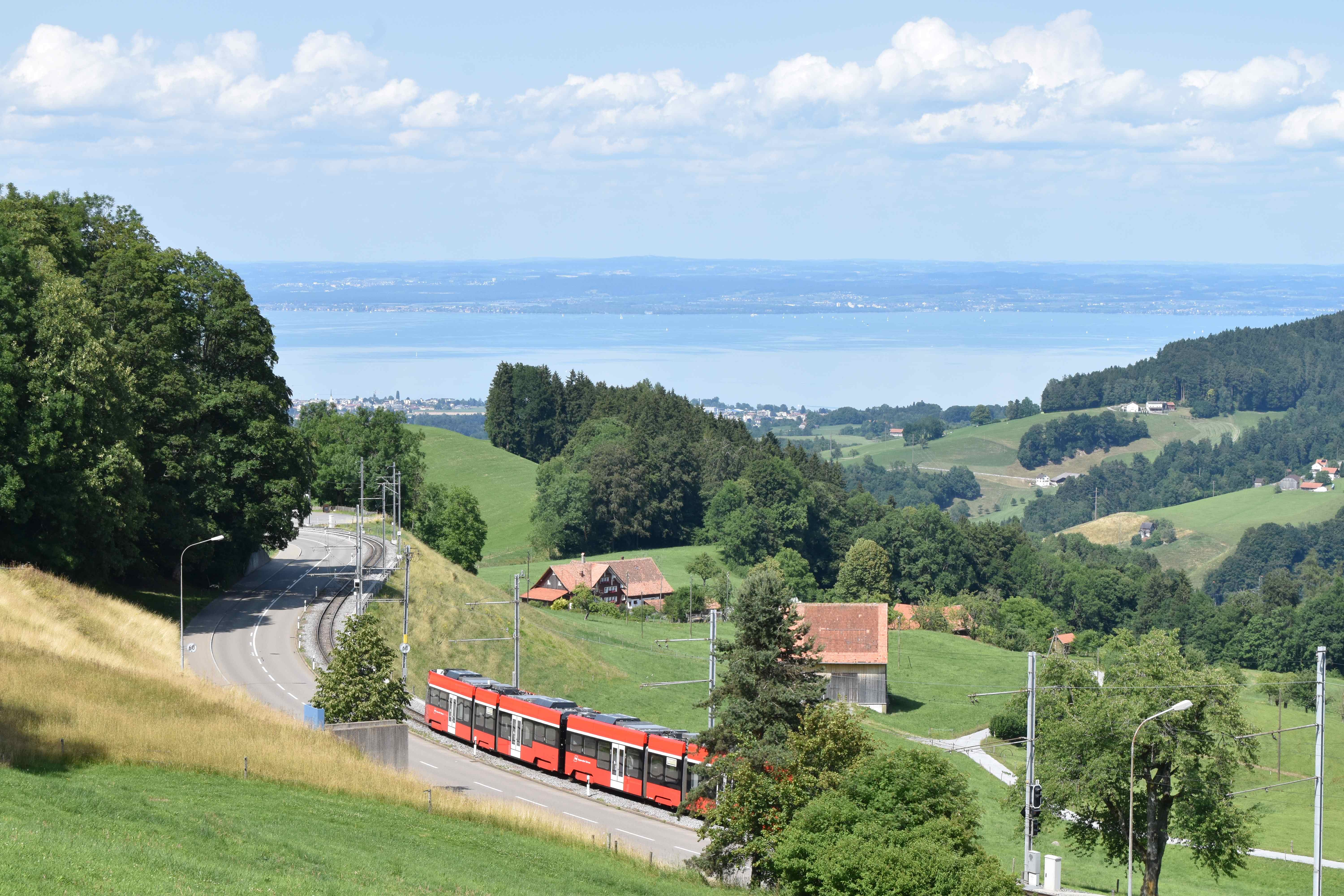 Blick zum Bodensee vom Schwarzen Baeren